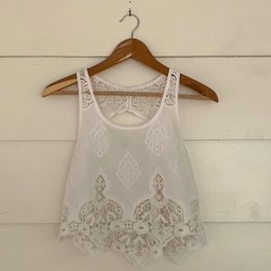 Abercrombie & Fitch Lace Crop Top